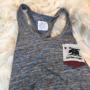 Grey California Republic Tank Top